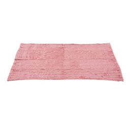 Thehotsale Flannel Super Soft Warm Reversible Fluffy Striped Throw Blanket Pink 150Cm W X 100Cm D Livingroom Bedroom Patio - thumbnail 5