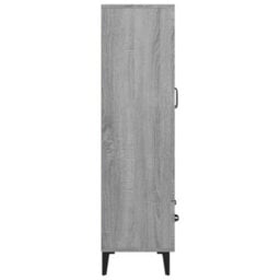 Berkfield Highboard Grey Sonoma 70X31X115 Cm Engineered Wood - thumbnail 7