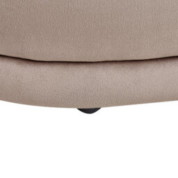 Beliani Upholstered Bench Ellendale Velvet Taupe - thumbnail 6