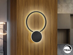 Luminosa Lighting Luminosa Omnio Integrated Led Wall Lamp Black 3000K - Uk Stock - thumbnail 1