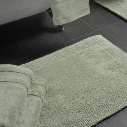 Allure Bath Fashions Elegance Reversible Heavyweight Bath Mat - Sage Green - thumbnail 3
