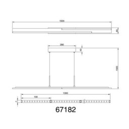 Luminosa Lighting Luminosa Quito Pendant Ceiling Light Matt Black Led 4000K - thumbnail 7