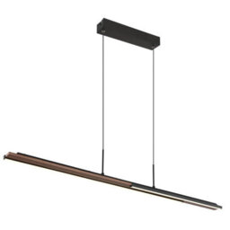 Luminosa Lighting Luminosa Quito Pendant Ceiling Light Matt Black Led 4000K - thumbnail 1