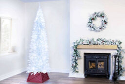 Christmas Tree World The Pre-Lit 6Ft/180Cm White Italian Pencilimo Christmas Tree - thumbnail 9
