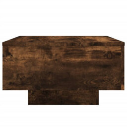 Berkfield Coffee Table With Led Lights Smoked Oak 55X55X31 Cm - thumbnail 8