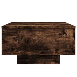 Berkfield Coffee Table With Led Lights Smoked Oak 55X55X31 Cm - thumbnail 7