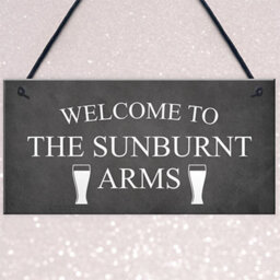 Red Ocean Funny Bar Sign Home Bar Sign Hanging Door Wall Plaque  Gift - thumbnail 3