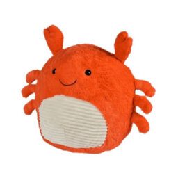 Warmies Luxury Long Pile Faux Fur Supersized Cushion, Lobster - thumbnail 1