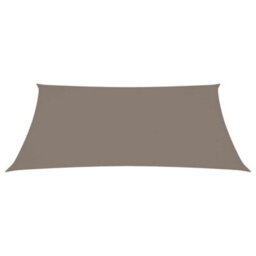 Berkfield Sunshade Sail Oxford Fabric Rectangular 5X6 M Taupe - thumbnail 2