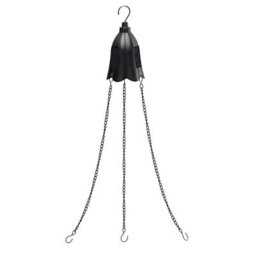 Taylor & Brown Solar Powered Hanging Led Basket Lights Flower Planter Outdoor Garden Landscape Spot Light With Chain - thumbnail 2