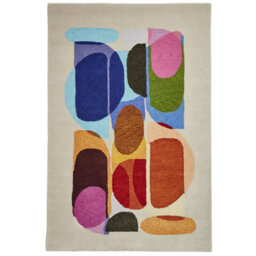 Multicoloured Wool Luxurious Modern Wool Abstract Rug Easy To Clean Living Room And Bedroom-150Cm X 230Cm - thumbnail 2