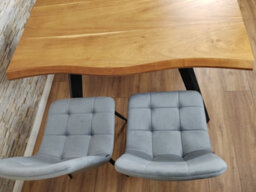 Athath Dining Table And Chairs Set 4 - Dining Table And 4 Chairs  - Set Of Dining Table And 4 Velvet Chairs - thumbnail 8