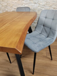 Athath Dining Table And Chairs Set 4 - Dining Table And 4 Chairs  - Set Of Dining Table And 4 Velvet Chairs - thumbnail 5