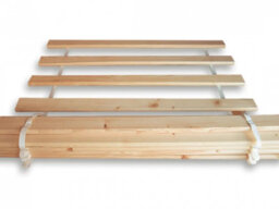 Impact Furniture Single Bed Frame Headboard Bedroom Dark Oak Effect Euro Solid Wood Slats Nepo - thumbnail 9