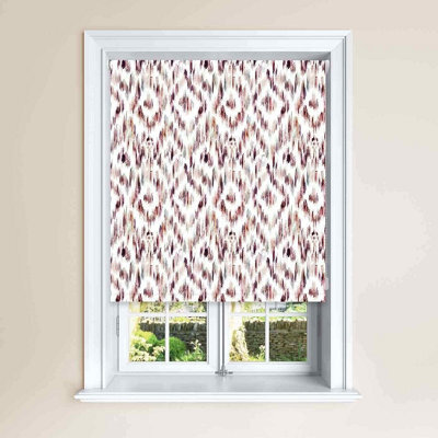 Lister Cartwright Charvak Watercolour Design Blackout Roller Blinds Easy Fit Child Safety Included (Rice, 150 X140 Cm) - image 1