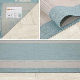 Homeart Outdoor Rugs Easy Cleaning Area Rugs For Balcony,garden,picnic,uv Weather Resistant Aqua Cream, 80 X 150 Cm - thumbnail 5