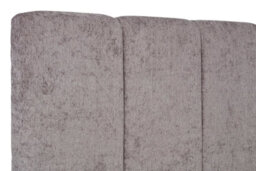 Divan Base Direct Zen Fabric Bed With Fluted Headboard Panels Bed Base Only 4Ft Small Double- Pavia Titan - thumbnail 5