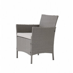 Home Detail 4-Seater Garden Sofa Set With Coffee Table & Bench, Grey Rattan - thumbnail 4