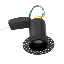 Luminosa Lighting Luminosa Ravel Trimless 50W Recessed Downlight Matt Black Paint - thumbnail 2