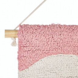 Beliani Handwoven Multicolour Wall Hanging 46 X 108 Cm With Tassels, Vertical Boho Wall Decor - thumbnail 5