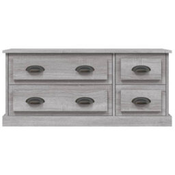 Berkfield Durable Tv Cabinet Grey Sonoma 100X35.5X45 Cm Engineered Wood - thumbnail 6