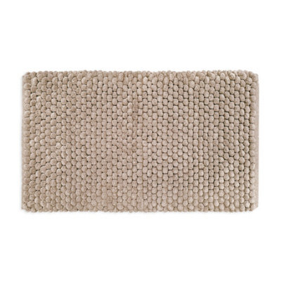 Allure Bath Fashions Luxury Non Slip Chunky Bobble Bath Mat - Mocha - image 1
