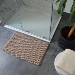Allure Bath Fashions Luxury Non Slip Chunky Bobble Bath Mat - Mocha - thumbnail 2