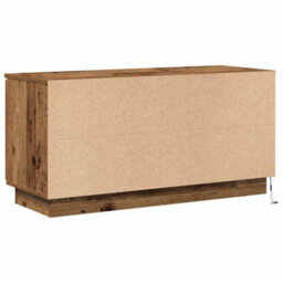 Berkfield Modern Tv Cabinet Old Wood 100X38X49 Cm Engineered Wood - thumbnail 9