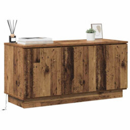 Berkfield Modern Tv Cabinet Old Wood 100X38X49 Cm Engineered Wood - thumbnail 3