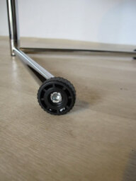Aspect Furniture Vito Glass Round Side/laptop Table - thumbnail 3