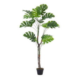 Thehotsale 155Cm H Artificial Monstera Deliciosa Tree In Pot Decoration For Living Room - thumbnail 3