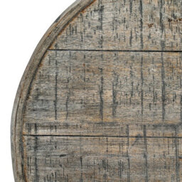 Wyld Haus Montaine Mid Century Brown Wood Round Side Table - thumbnail 5