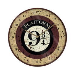 Harry Potter Platform 9 3/4 Wall Clock Cream/brown (One Size) - thumbnail 1