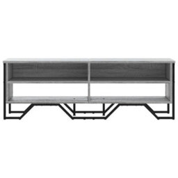 Berkfield Modern Tv Cabinet Grey Sonoma 122X34X41 Cm Engineered Wood - thumbnail 4