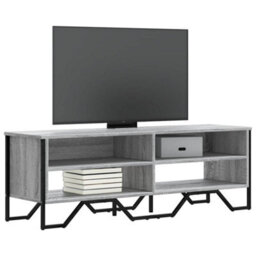 Berkfield Modern Tv Cabinet Grey Sonoma 122X34X41 Cm Engineered Wood - thumbnail 2