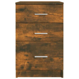 Berkfield Bed Cabinet Smoked Oak 40X40X63 Cm Engineered Wood - thumbnail 6