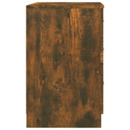 Berkfield Bed Cabinet Smoked Oak 40X40X63 Cm Engineered Wood - thumbnail 7