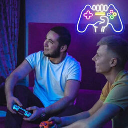 Gamepad Led Neon Sign , Usb Powered Wall Light For Gamer Room And Teens - thumbnail 3