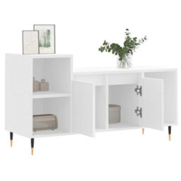 Berkfield Tv Cabinet White 100X35X55 Cm Engineered Wood - thumbnail 4