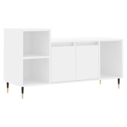 Berkfield Tv Cabinet White 100X35X55 Cm Engineered Wood - thumbnail 2