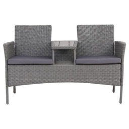 Evre Lisbon Rattan 2 Seater Jack & Jill Loveseat Partner Garden Furniture Patio Terrace Balcony Outdoor Indoor - thumbnail 7