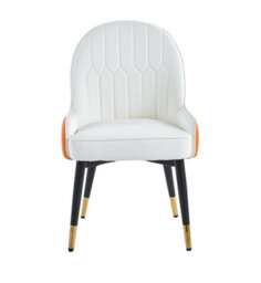 Hygrad Built to Survive Set Of 2 Leather Dining Chairs Pu Leather Modern Styled Dining Room Chair Padded - thumbnail 2