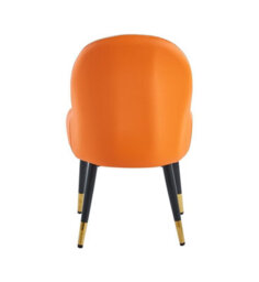 Hygrad Built to Survive Set Of 2 Leather Dining Chairs Pu Leather Modern Styled Dining Room Chair Padded - thumbnail 3