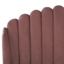 Beliani Bed Velvet Ambillou 160 X 200 Cm (Eu King Size) Pink - thumbnail 7