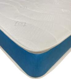 Wilson Beds Limited - 2Ft6 Small Single Rainbow Kids Basic Teal Blue Quilted Conventional Foam Free Spring Mattress