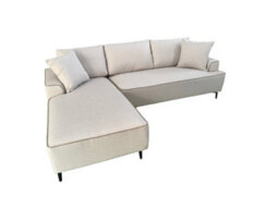 DS Living The Milano Edge 3 Seater Right Hand Corner Sofa In Grey Or Beige - thumbnail 4