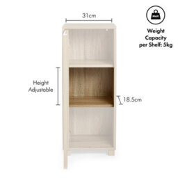 Vonhaus Bathroom Storage Cabinet, Oak Wood Effect Bathroom Floor Cabinet, Small Floor Standing Cabinet For Kitchen, Chester - thumbnail 7