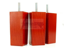L&F 4X Replacement Furniture Legs Solid Wood 110mm High Sofas Chairs Settee Cabinets Legs M8 Tsp2055 Teak - thumbnail 6