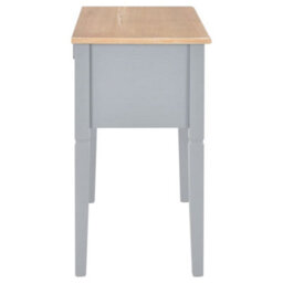 Berkfield Writing Desk Grey 109.5X45X77.5 Cm Wood - thumbnail 5