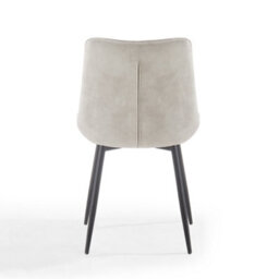 Home Detail Georgia Dining Chair Set Of 2, Cream Velvet - thumbnail 3